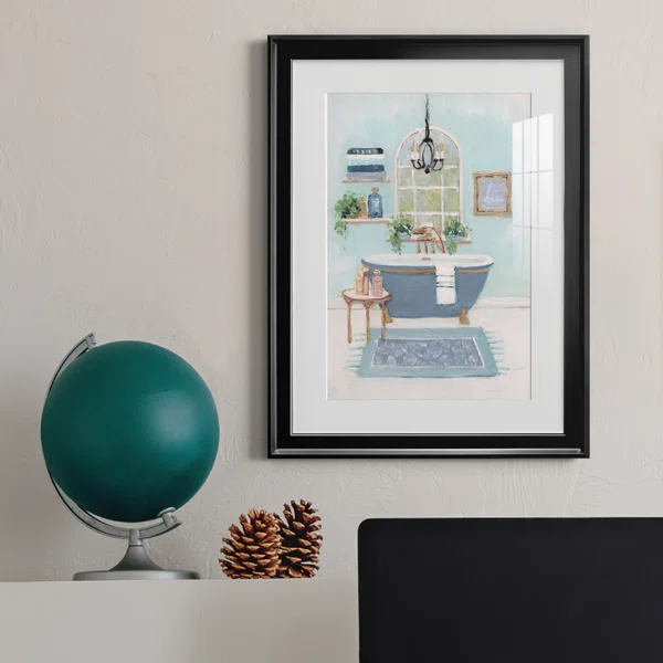 " Blue Bath I " Painting Print - Image 2