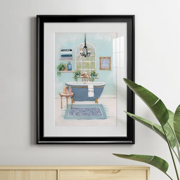" Blue Bath I " Painting Print - Image 3